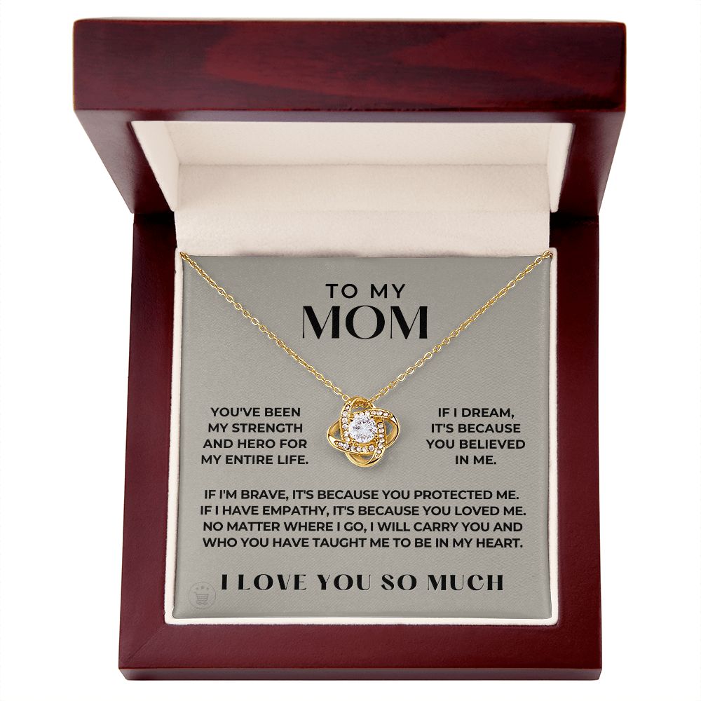 Gift For Mom | Because Of You Necklace 0657T3