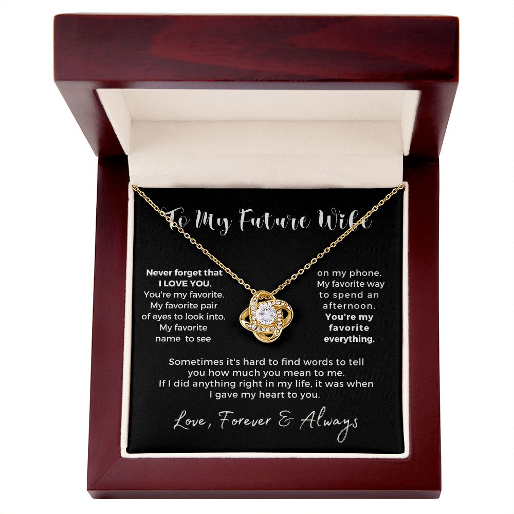 Future Wife, Mrs. Gift | My Heart Necklace 0778T1L