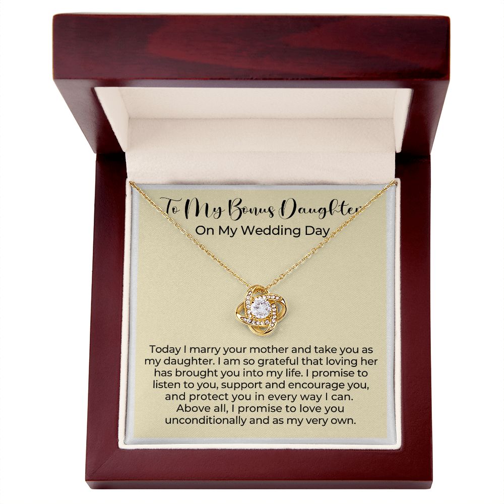 Stepdaughter Wedding Gift | Promise Necklace 0551T12