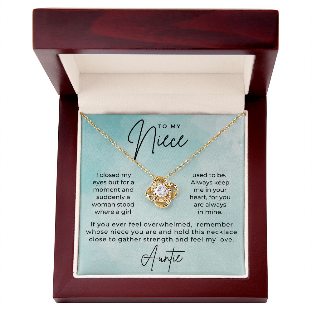 Niece Gift From Aunt | In My Heart Necklace 0631T23