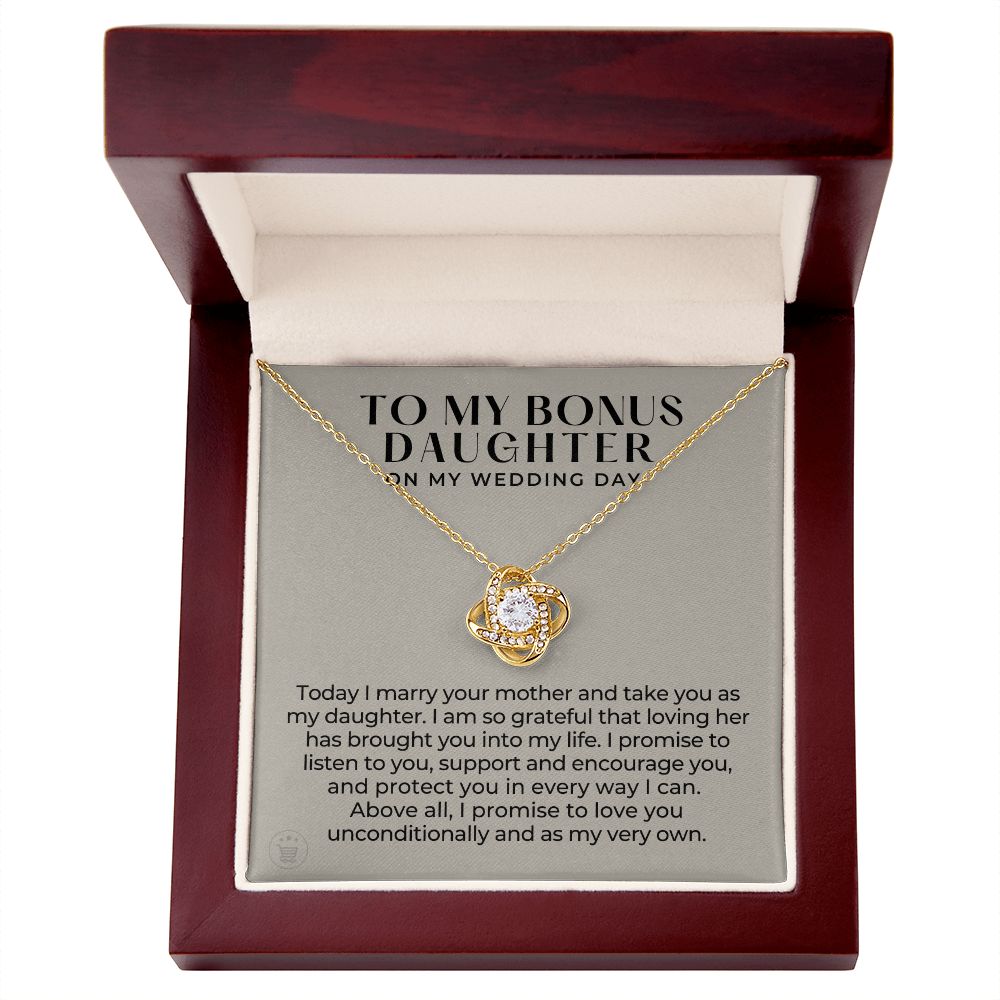 Stepdaughter Wedding Gift | Promise Necklace 0551T14