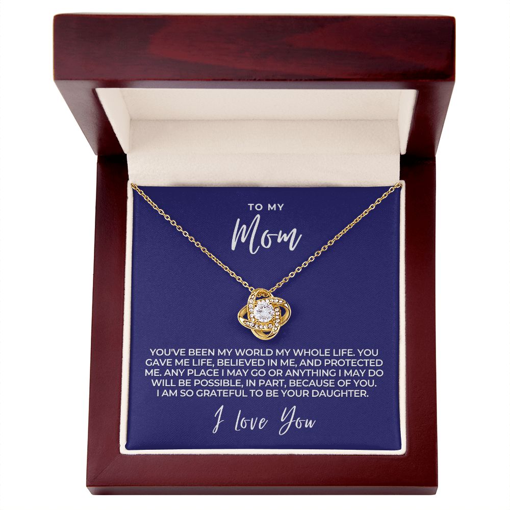 Gift For Mom | My World Necklace 0659T6