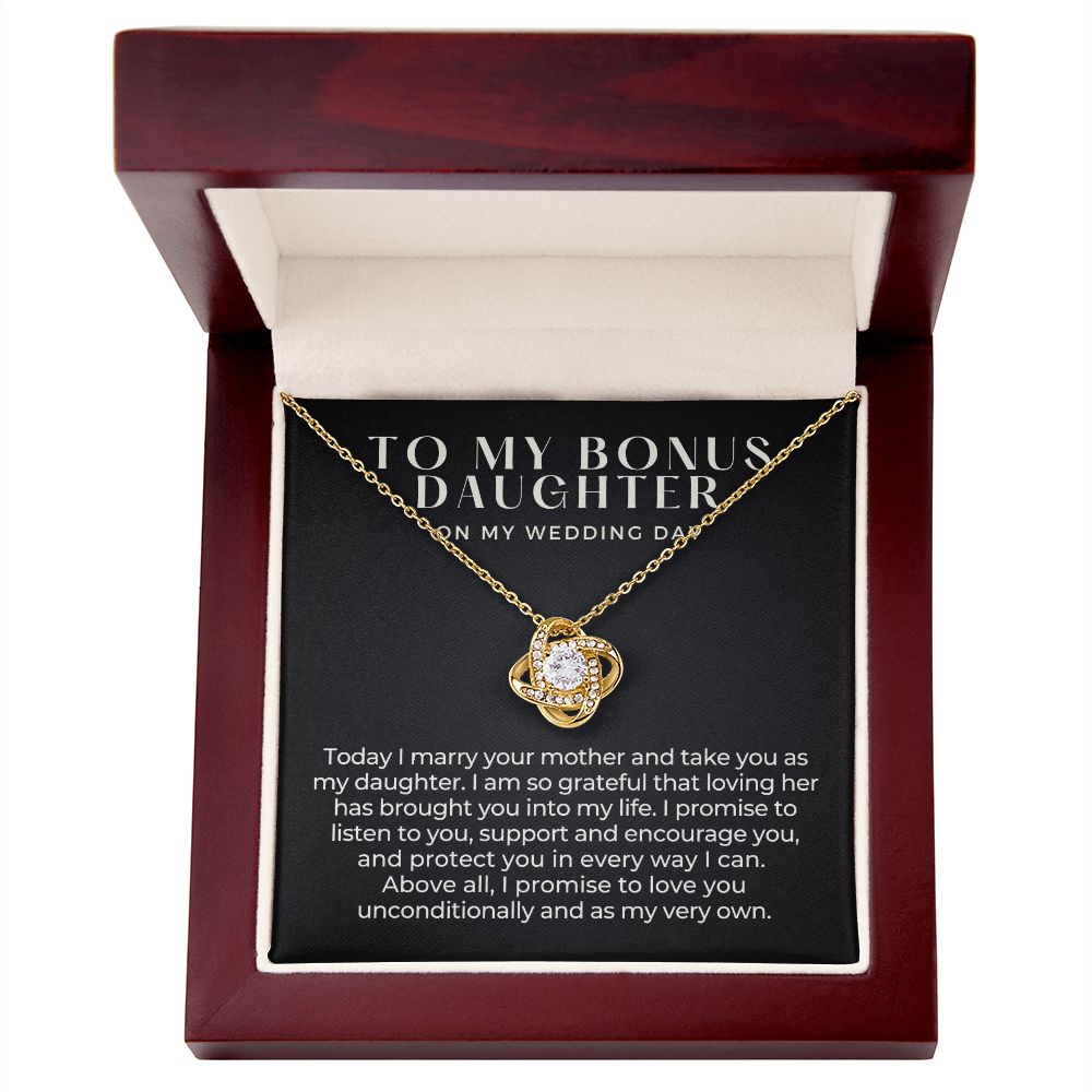 Stepdaughter Wedding Gift | Promise Necklace 0551T15