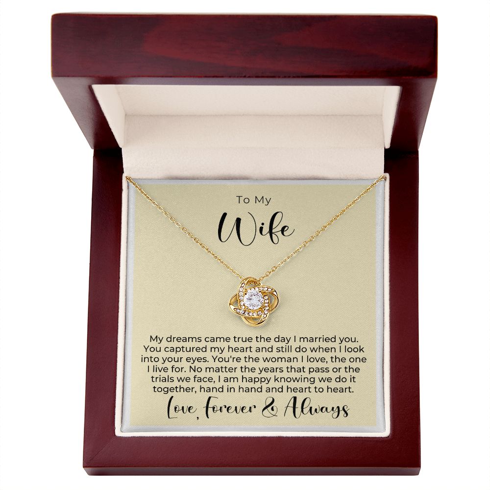 Gift For Wife | I Live For Necklace 0719T5