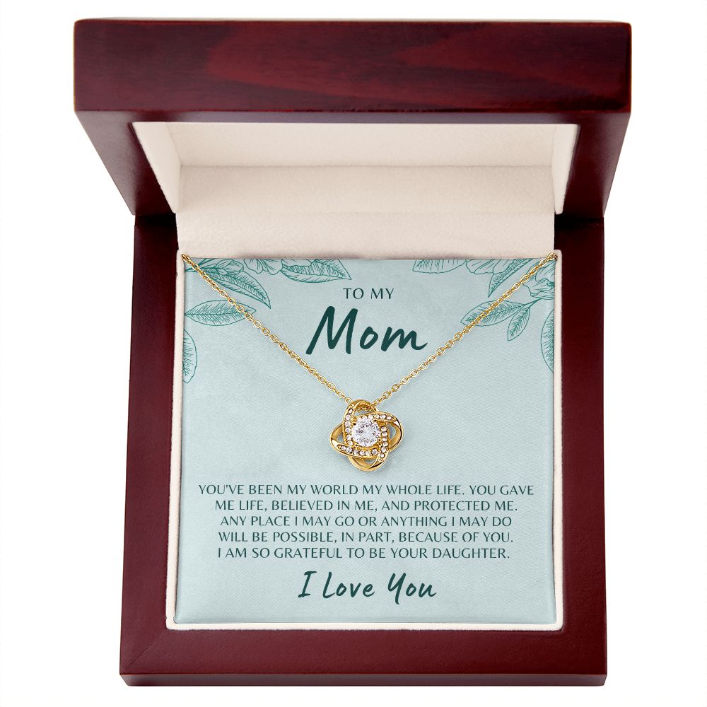 Gift For Mom | My World Necklace 0659T10