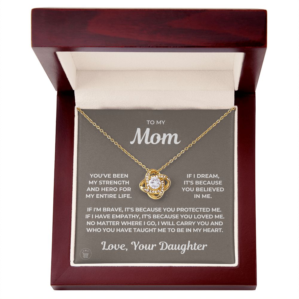 Gift For Mom | Because Of You Necklace 0658T2