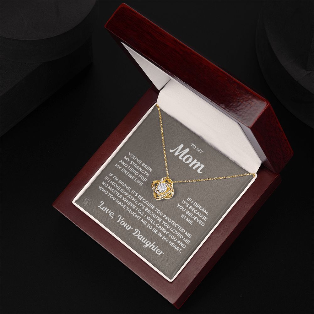 Gift For Mom | Because Of You Necklace 0658T2