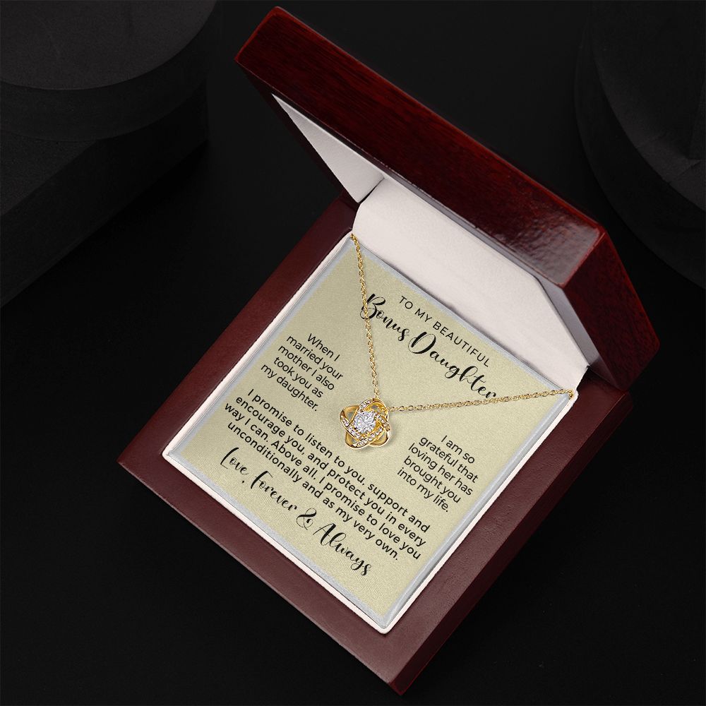 Stepdaughter Gift From Dad | Promise Necklace 0717T5