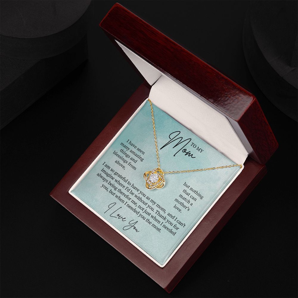 Gift For Mom | Thank You Mom Necklace 0683T14