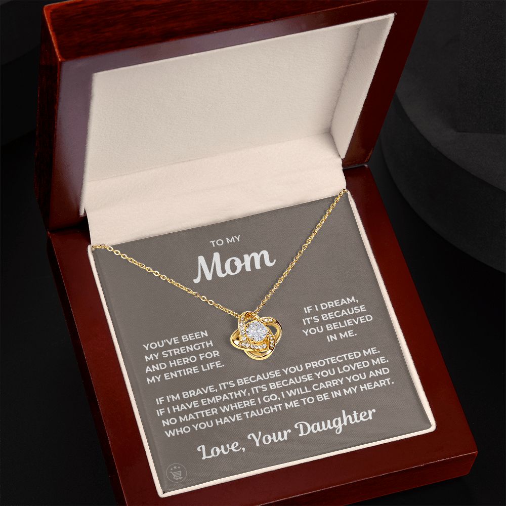 Gift For Mom | Because Of You Necklace 0658T2
