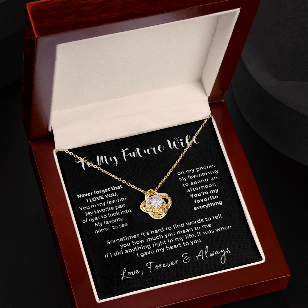 Future Wife, Mrs. Gift | My Heart Necklace 0778T1L