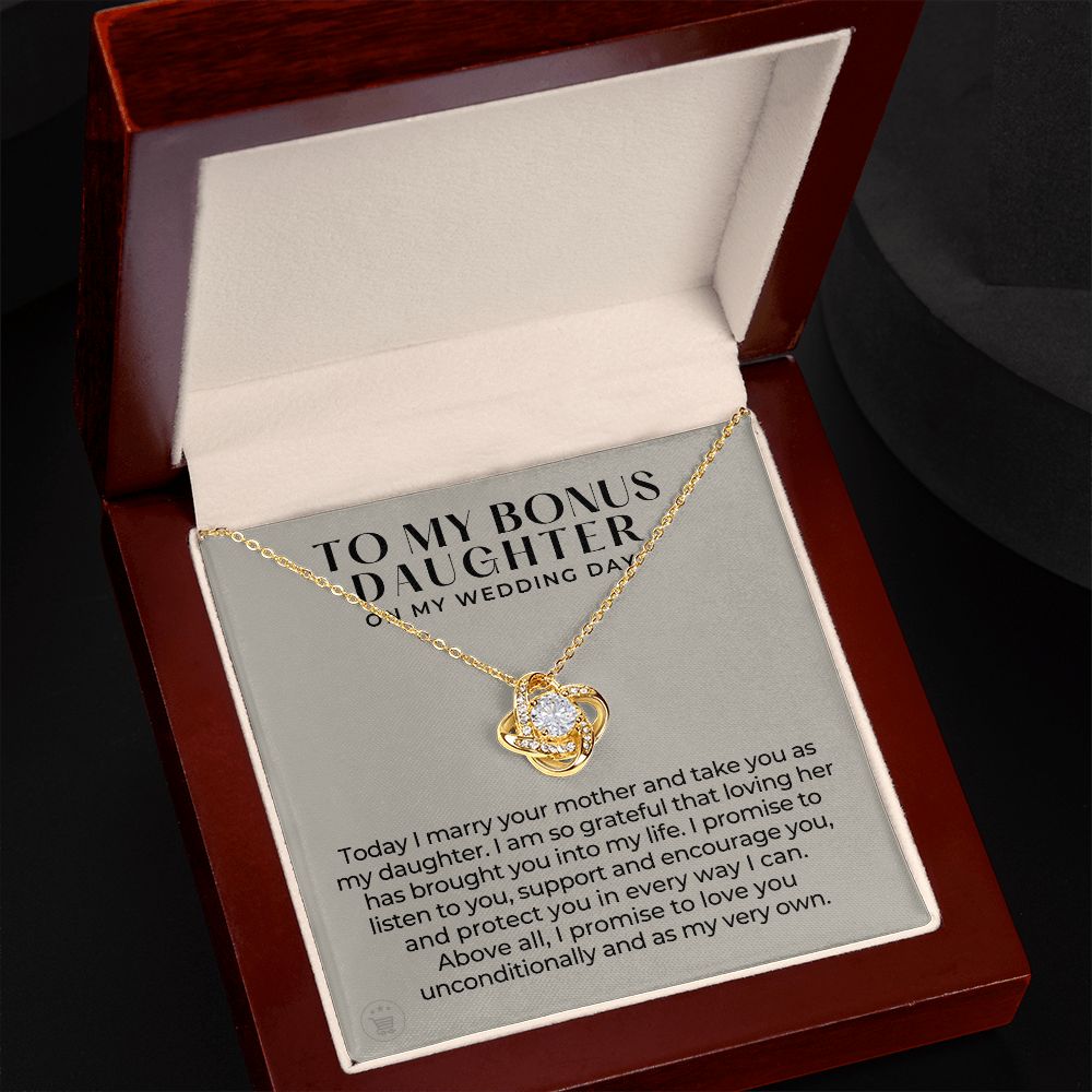 Stepdaughter Wedding Gift | Promise Necklace 0551T14
