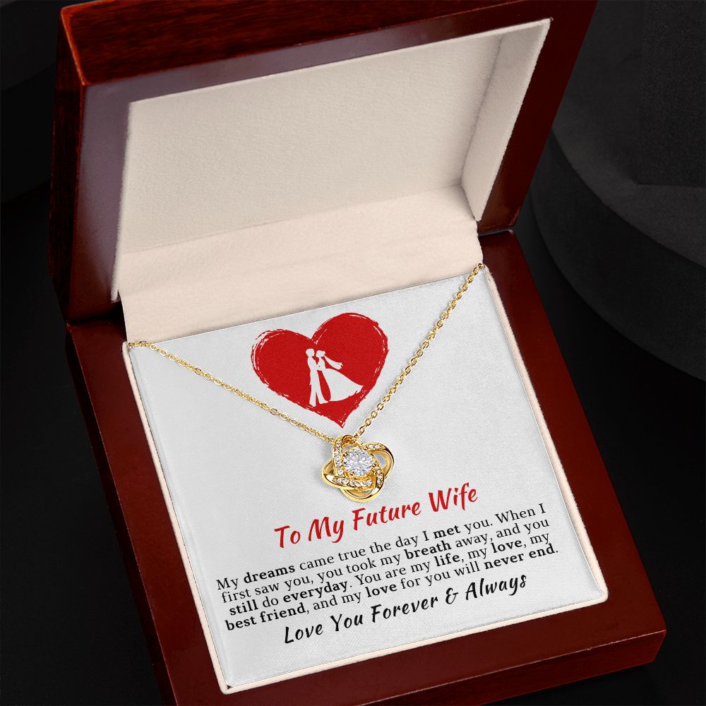Future Wife, Mrs. Gift | Dreams Came True Necklace 0743T2L