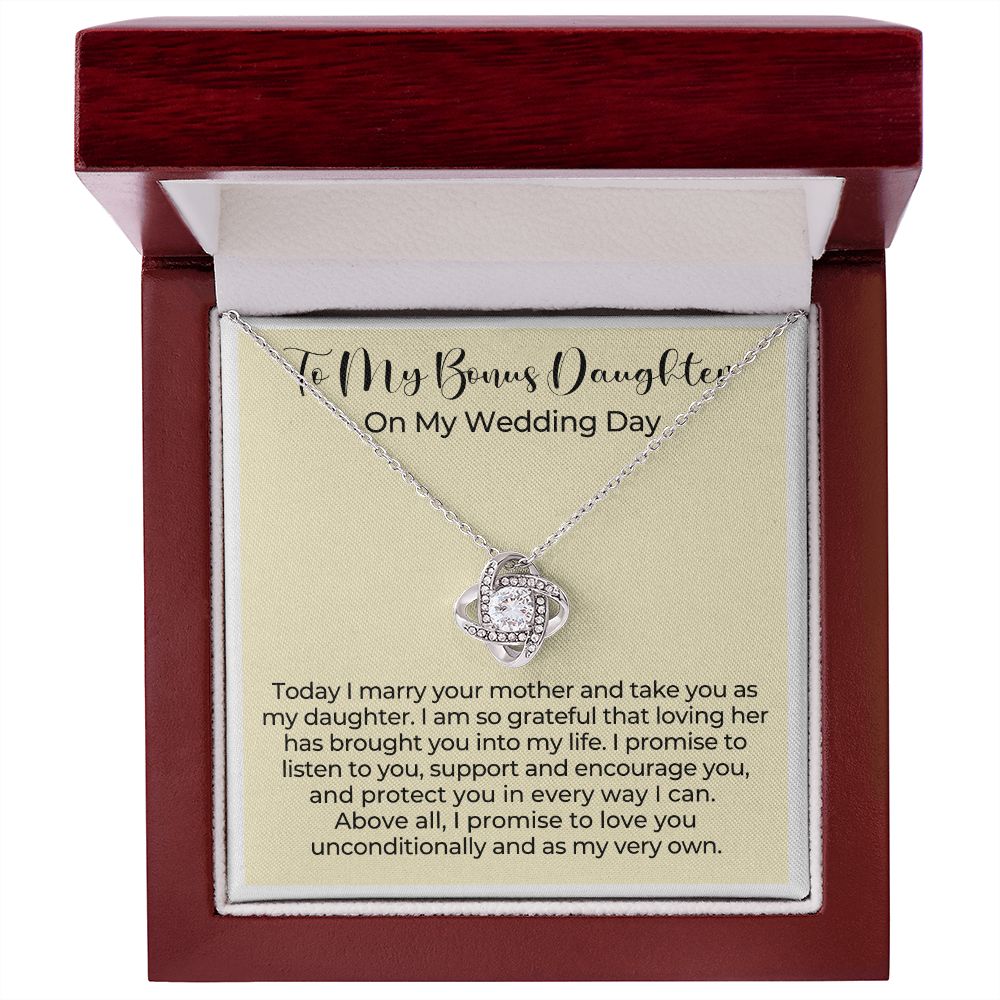 Stepdaughter Wedding Gift | Promise Necklace 0551T12