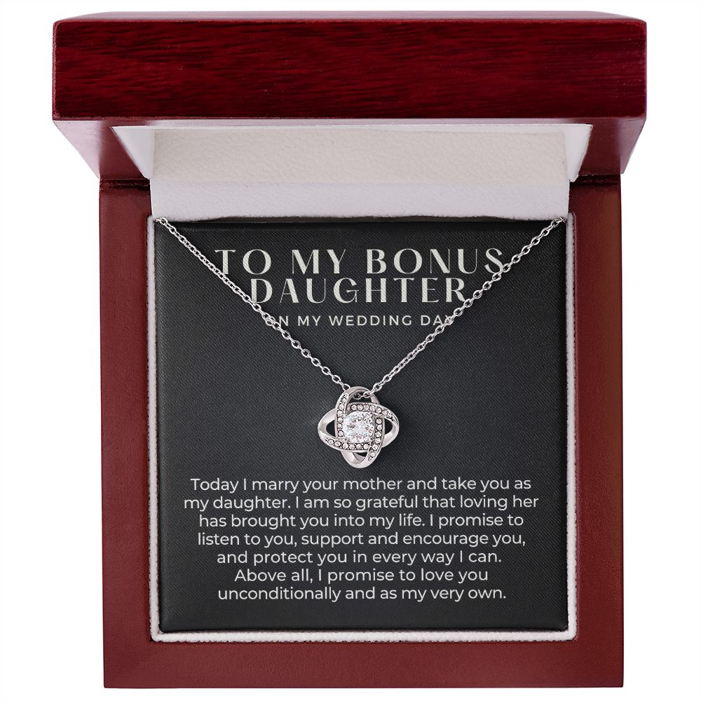 Stepdaughter Wedding Gift | Promise Necklace 0551T15