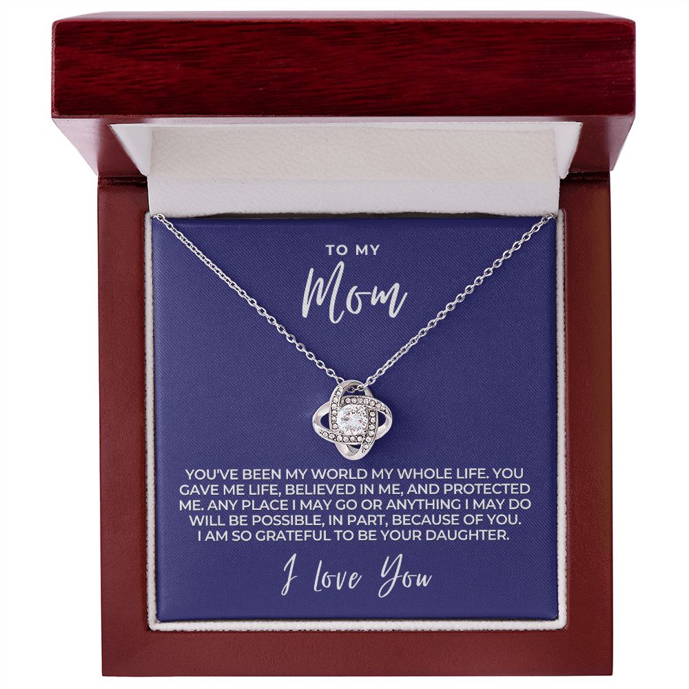 Gift For Mom | My World Necklace 0659T6