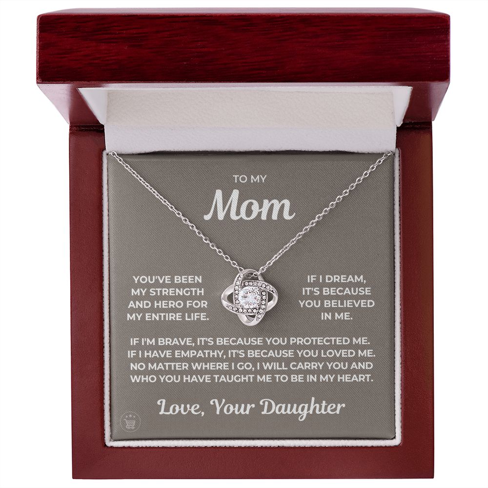 Gift For Mom | Because Of You Necklace 0658T2