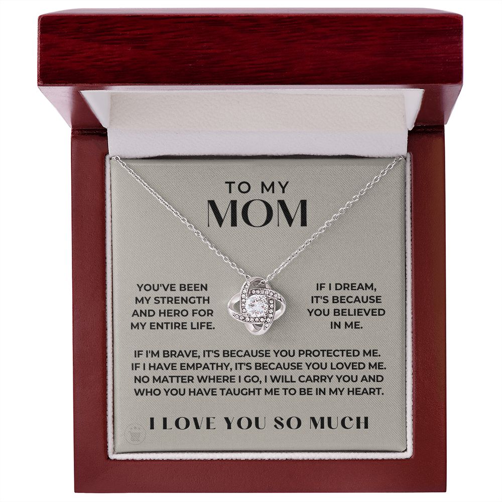 Gift For Mom | Because Of You Necklace 0657T3