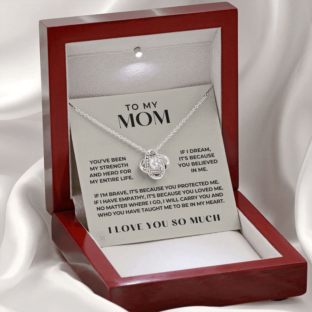 Gift For Mom | Because Of You Necklace 0657T3