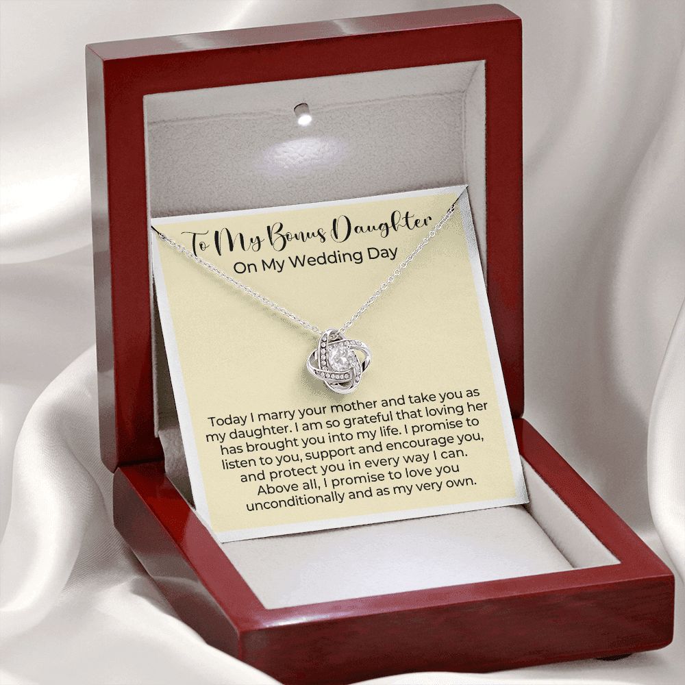 Stepdaughter Wedding Gift | Promise Necklace 0551T12