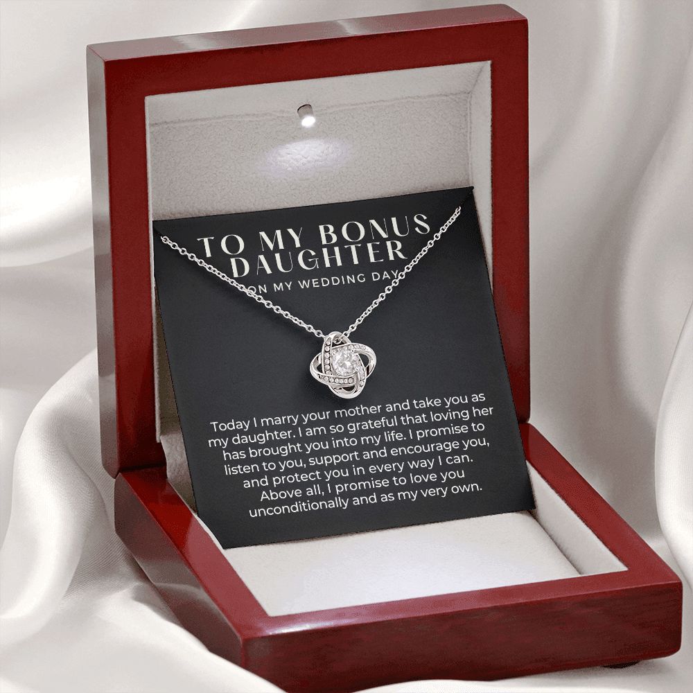 Stepdaughter Wedding Gift | Promise Necklace 0551T15