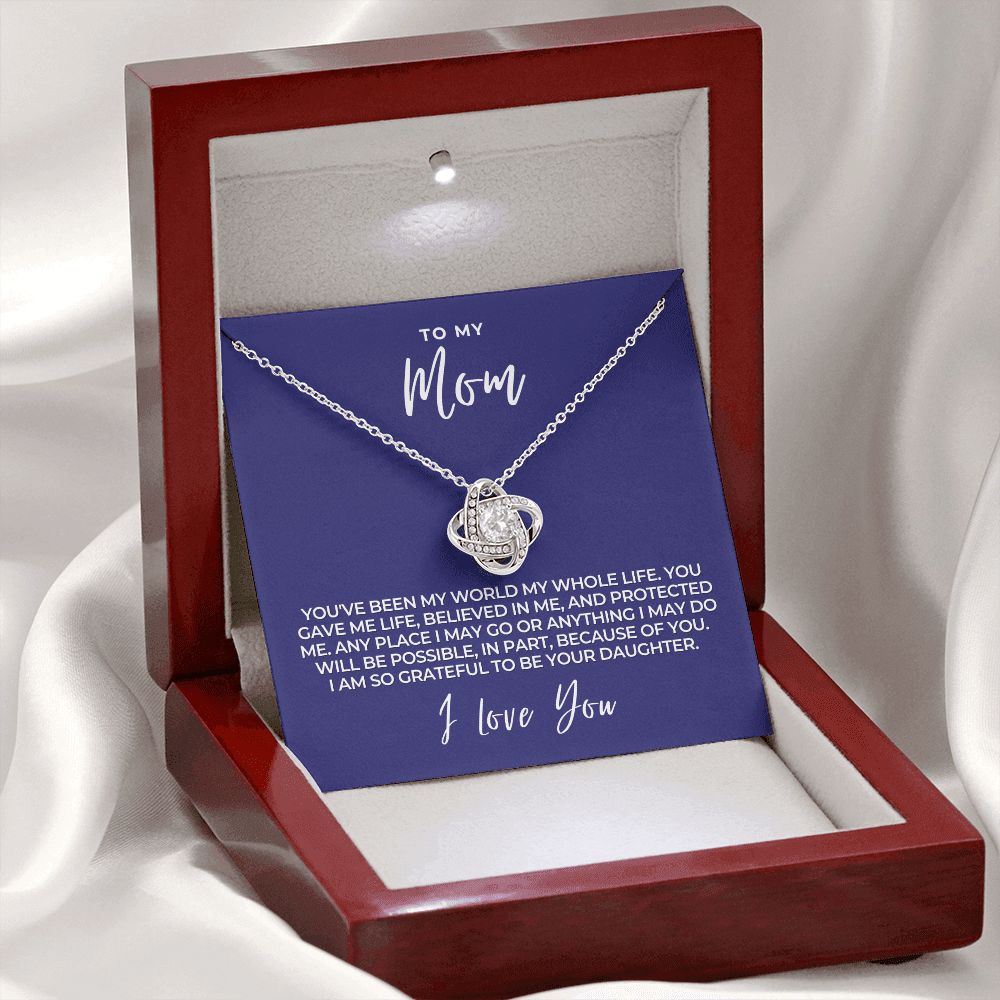 Gift For Mom | My World Necklace 0659T6