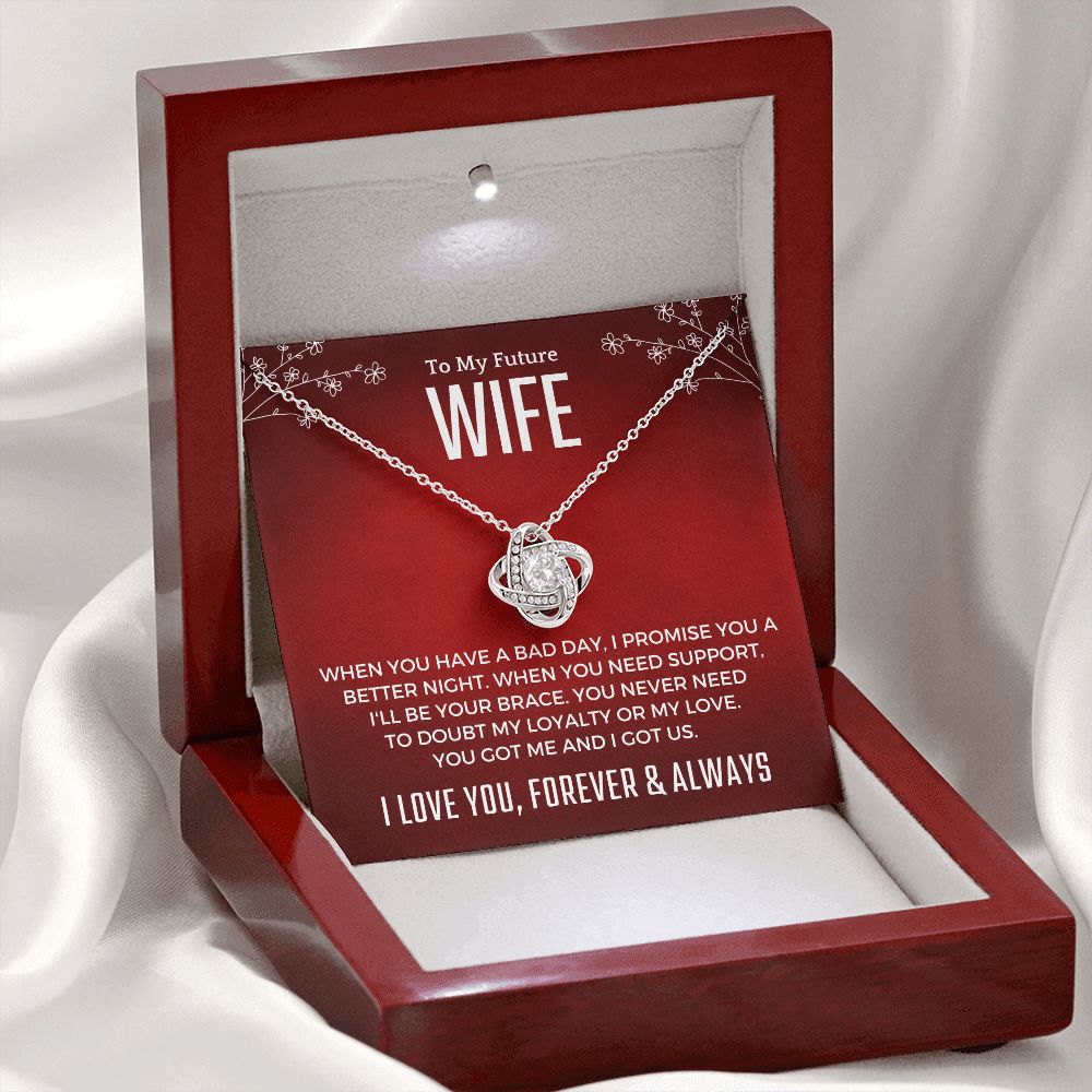 Future Wife, Mrs. Gift | I Love You Necklace 0733T4L