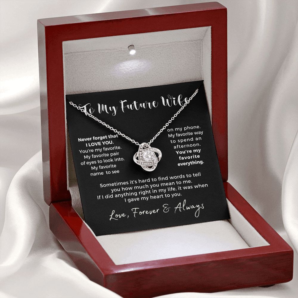 Future Wife, Mrs. Gift | My Heart Necklace 0778T1L