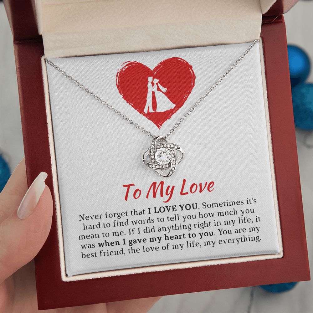 Soulmate Gift | Love Of My Life Necklace 0772T2L