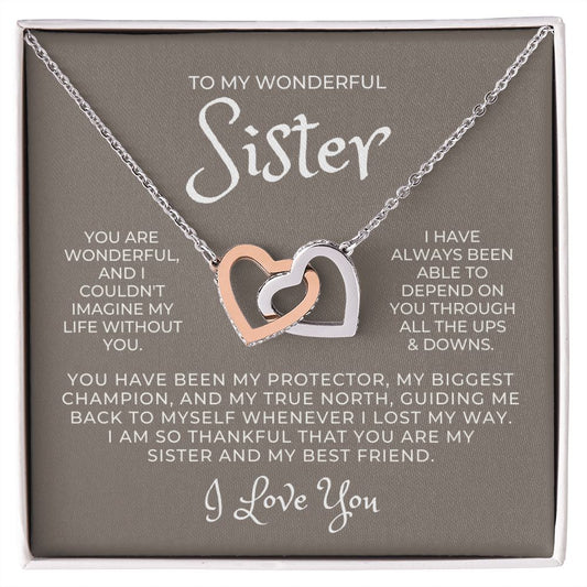Gift For Sister | My True North Necklace 0646T8