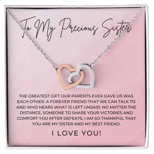 Gift For Sister | Greatest Gift Necklace 0648T14