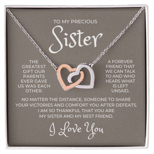 Gift For Sister | Greatest Gift Necklace 0648T8