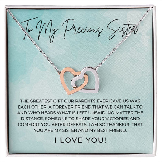 Gift For Sister | Greatest Gift Necklace 0648T15