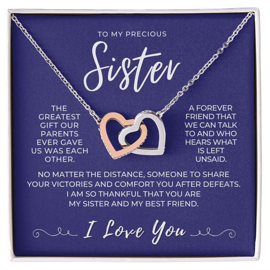 Gift For Sister | Greatest Gift Necklace 0648T10