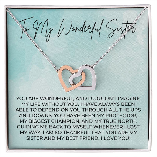 Gift For Sister | My True North Necklace 0646T15