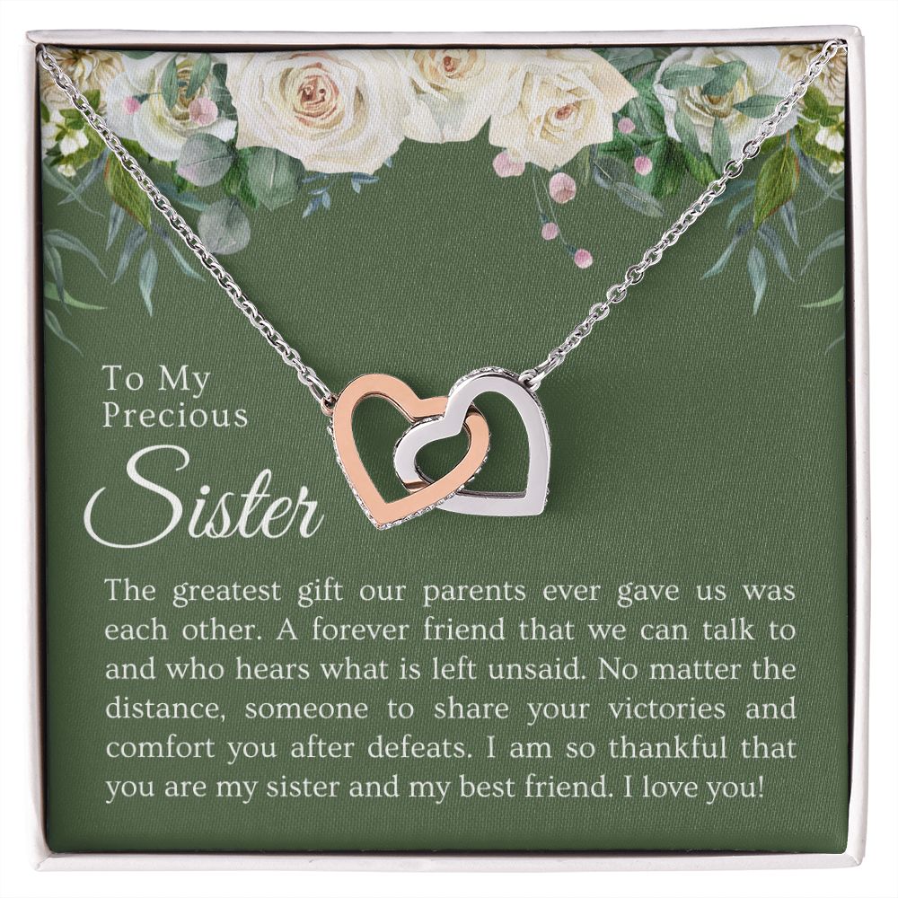 Gift For Sister | Greatest Gift Necklace 0648T1