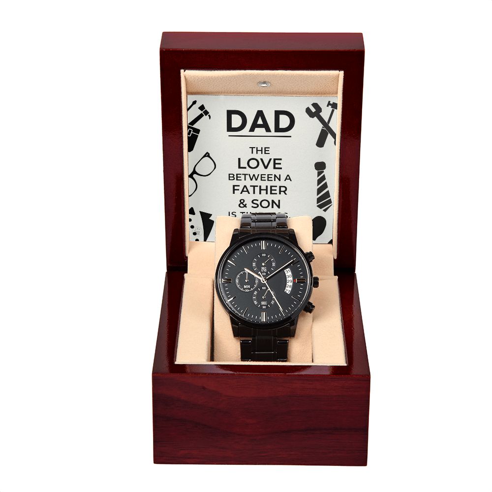 Gift For Dad From Son | Father and Son Men's Watch 0678T4