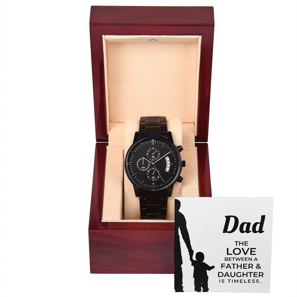 Gift For Dad From Daughter | Father and Daughter Men's Watch 0679T3