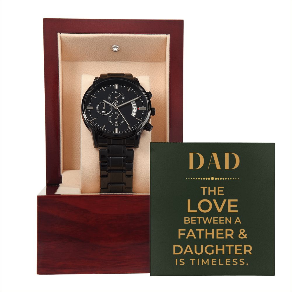 Gift For Dad From Daughter | Father and Daughter Men's Watch 0679T1