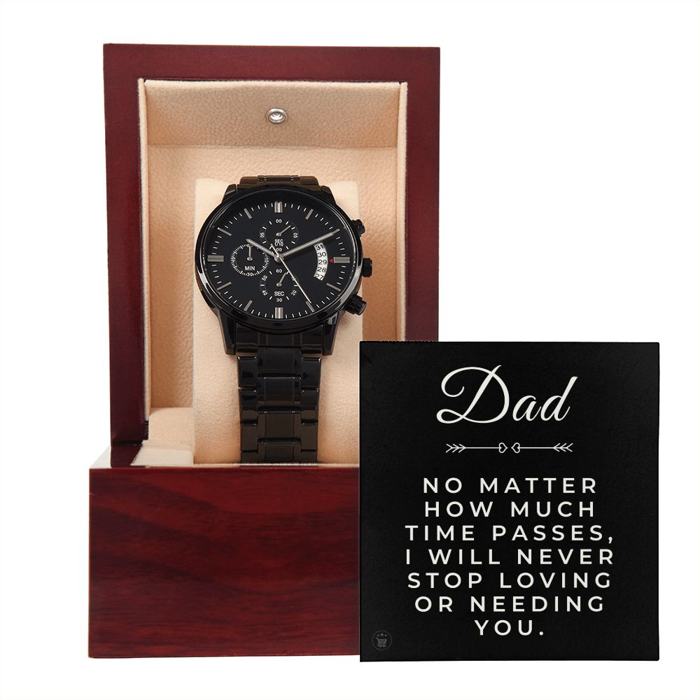 Gift For Dad | Never Stop Men's Watch 0680T7