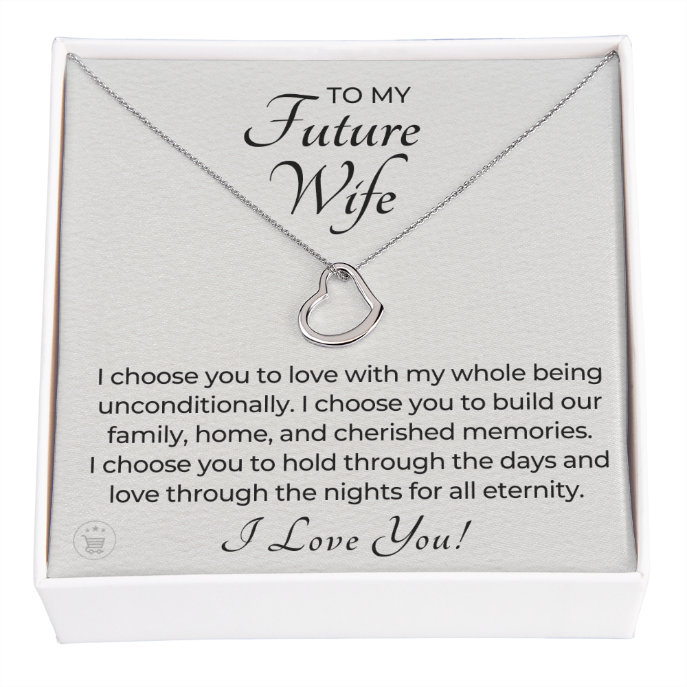 Future Wife, Future Mrs. Gift | I Choose Necklace 0543T1