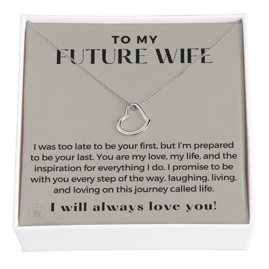 Future Wife, Future Mrs. Gift | Every Step Necklace 0541T3