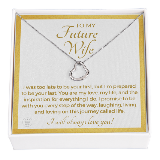 Future Wife, Future Mrs. Gift | Every Step Necklace 0541T4