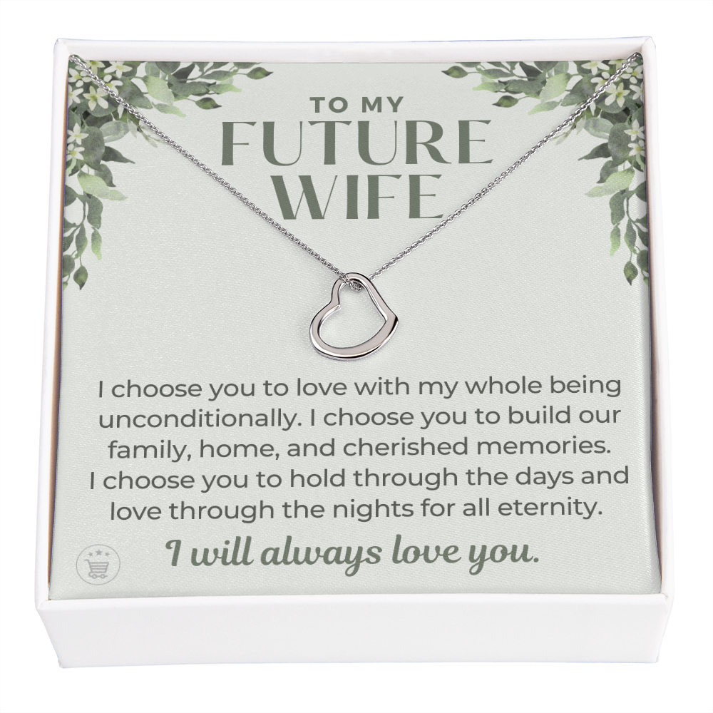 Future Wife, Future Mrs. Gift | I Choose Necklace 0543T5