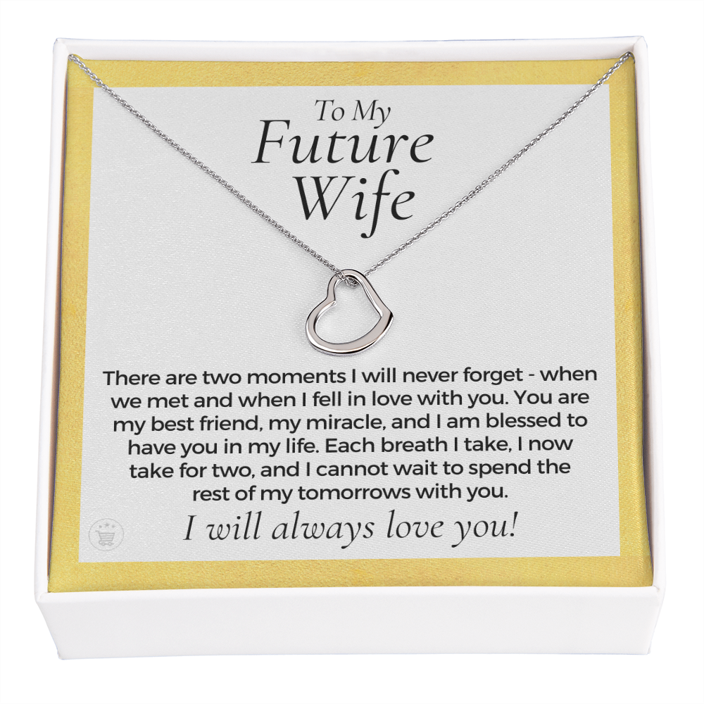 Future Wife, Future Mrs. Gift | Each Breath Necklace 0542T7