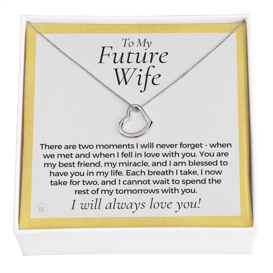 Future Wife, Future Mrs. Gift | Each Breath Necklace 0542T7