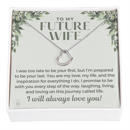 Future Wife, Future Mrs. Gift | Every Step Necklace 0541T5