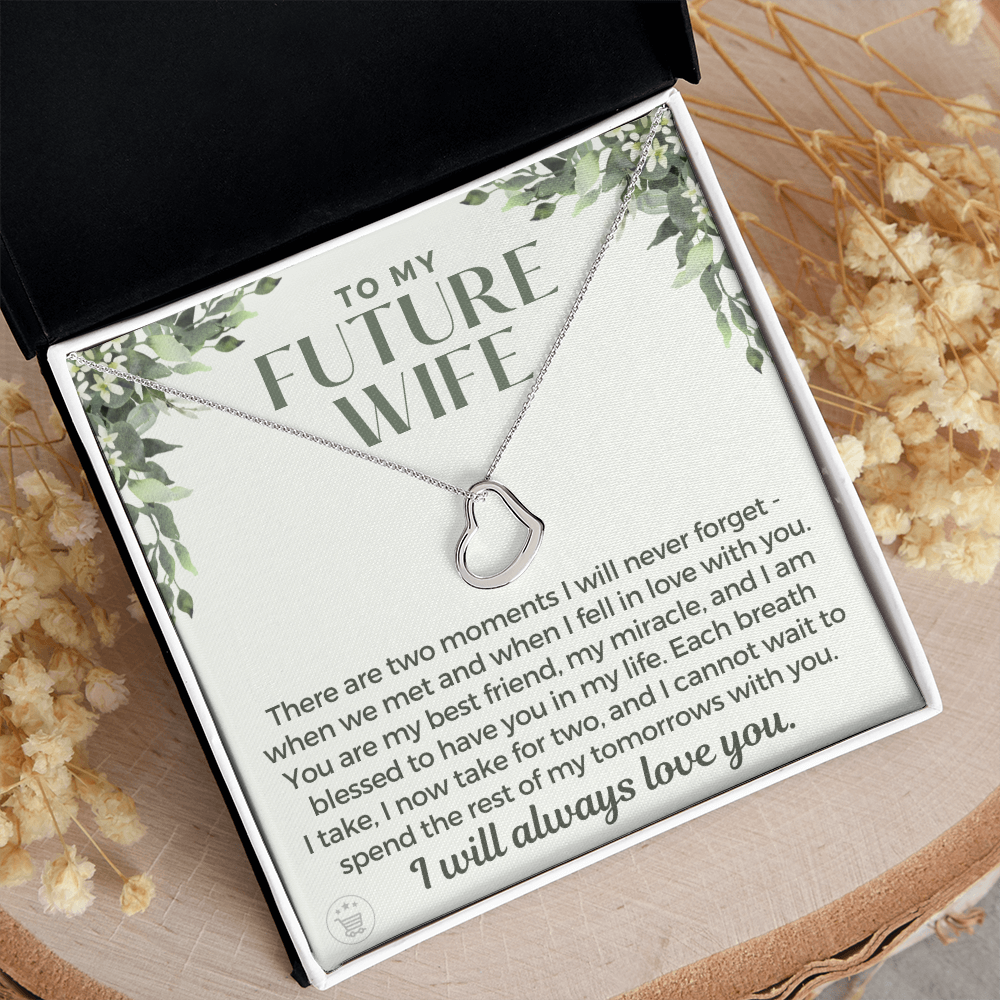 Future Wife, Future Mrs. Gift | Each Breath Necklace 0542T5