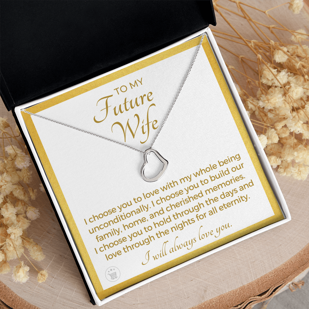 Future Wife, Future Mrs. Gift | I Choose Necklace 0543T4