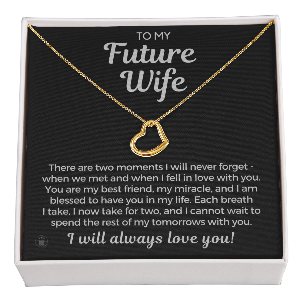 Future Wife, Future Mrs. Gift | Each Breath Necklace 0542T9